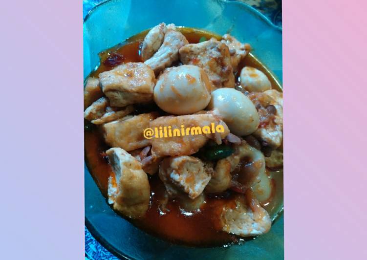 Tumis 3T (tauco tahu telur puyuh)