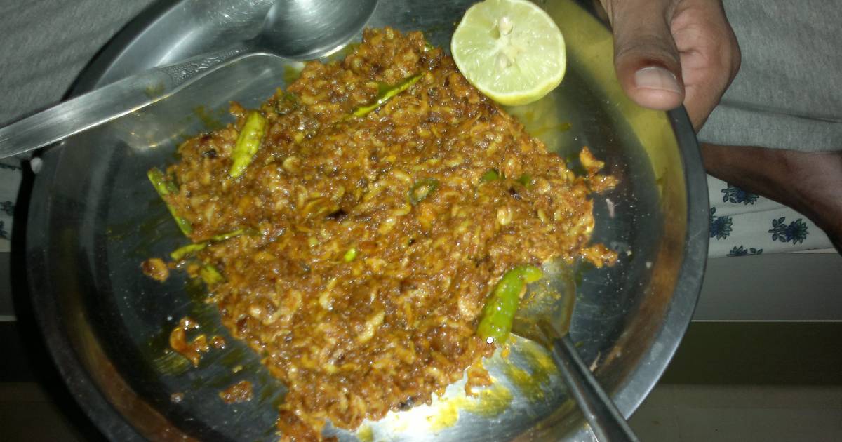 Dried Prawn Roast Recipe by Veena and Sudhir Cookpad