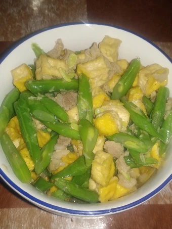 Cara Simple Membuat Resep  #24 Tumis Buncis Daging Tahu yang Menggugah Selera, Sempurna