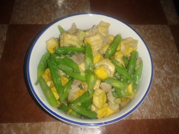 Cara Simple Membuat Resep  #24 Tumis Buncis Daging Tahu yang Menggugah Selera, Sempurna
