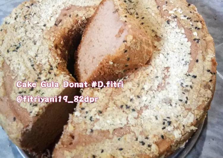 Cake Gula Donat Empuk #Dapur Fitri