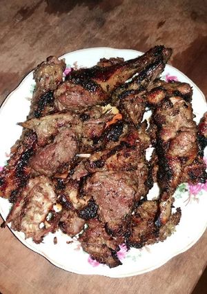Hình của món Vịt xiêm(ngan) nướng.