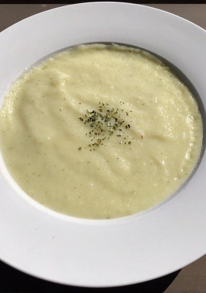 Una foto de Crema de coliflor