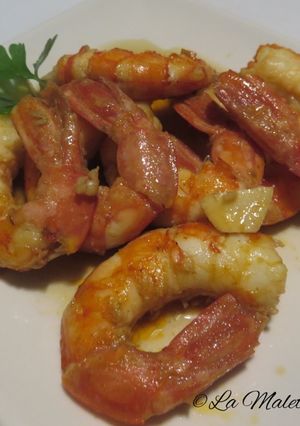 Una foto de Gambas en escabeche