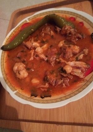 صورة لوصفة شطيطحة غنمي ودجاج