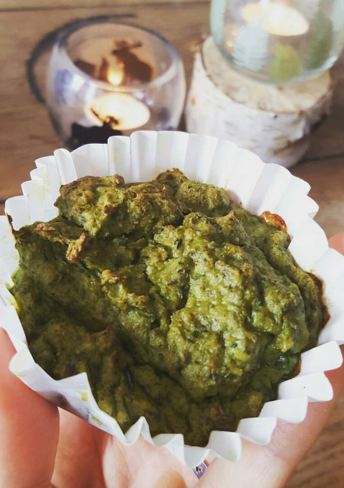 Una foto de Muffins de espinaca y brócoli