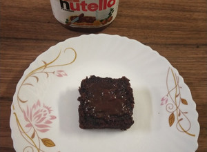 A picture of Nutella Espresso Wheatflour Brownie.