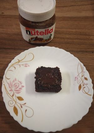 A picture of Nutella Espresso Wheatflour Brownie.