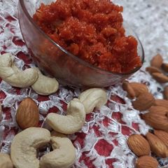 Gajar ka halwa A picture of Gajar ka halwa.