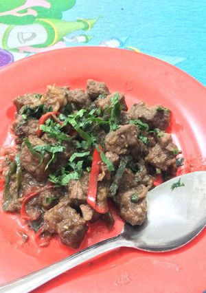 Foto resep Tumis daging saos tiram