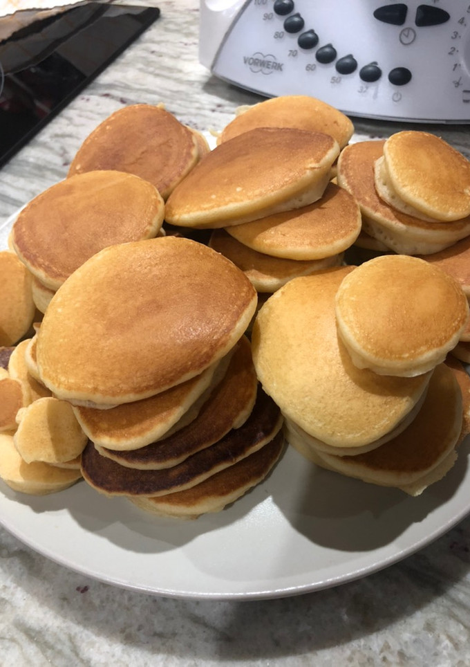 Una foto de Tortitas americanas ☺️☺️las más fáciles del mundo 😋😋Thermomix