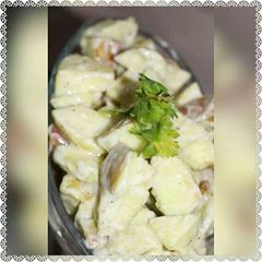 A picture of Apple mayo salad.