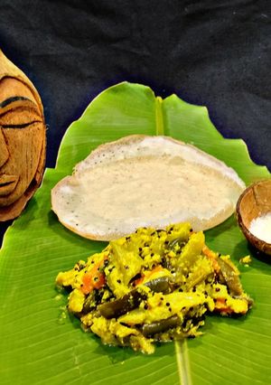 A picture of Avial (South Indian Vegetable Curry).