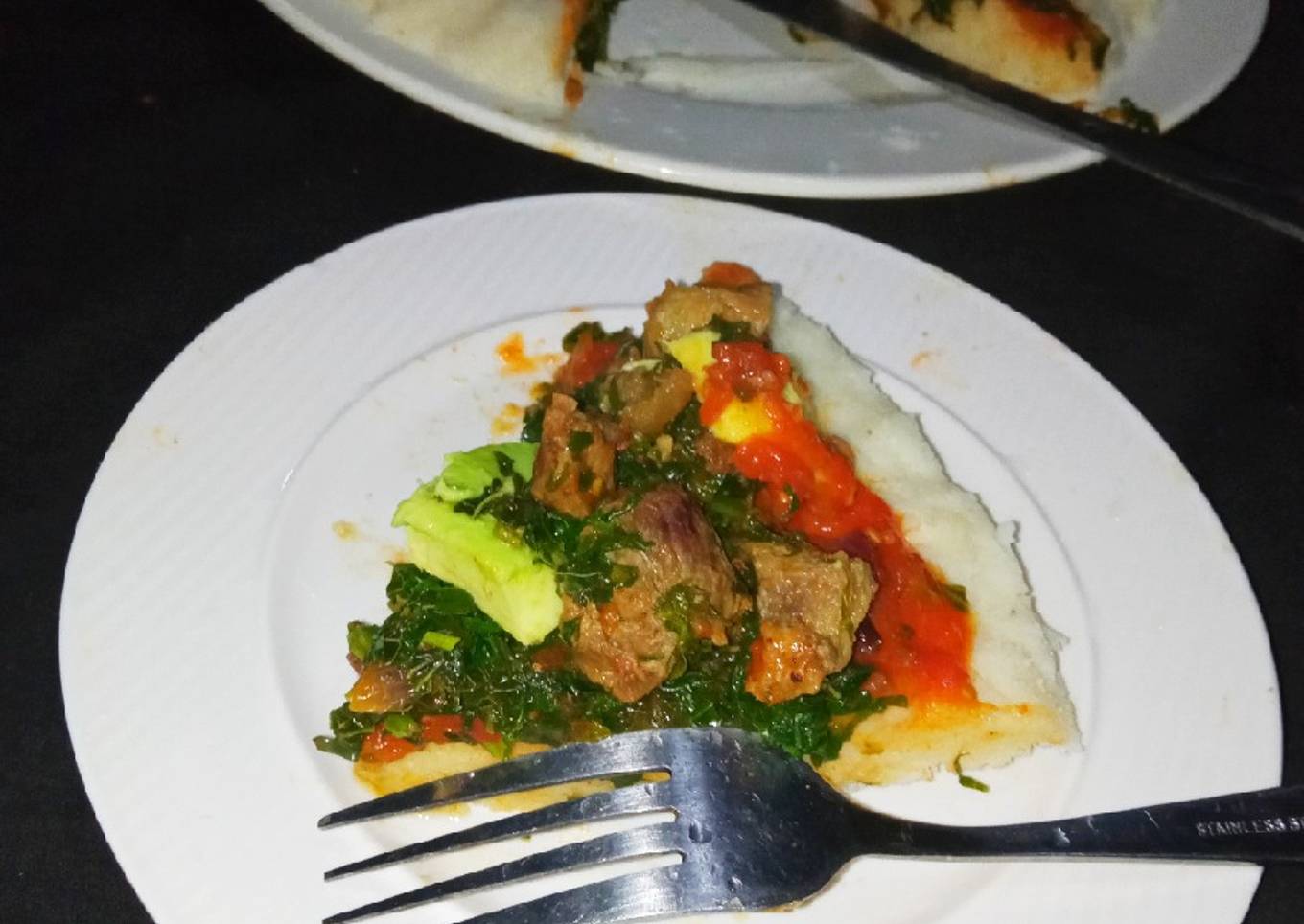 Ugali pizza