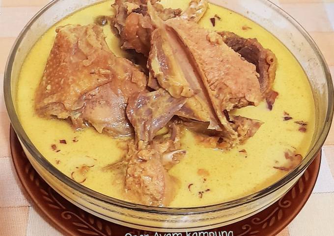 Cara bikin Opor Ayam Kampung Cara bikin Opor Ayam Kampung