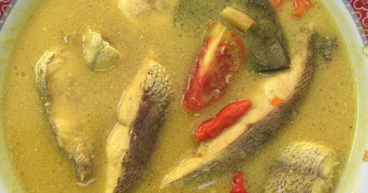 Resep Ikan Kakap Putih Kuah Kuning Oleh Ulfa Ula Aulia Cookpad