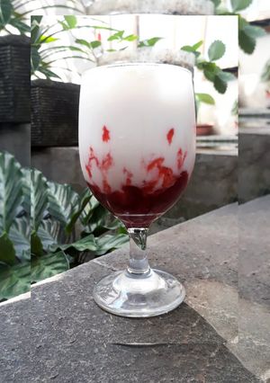 Foto resep Korean Strawberry Milk 🍓
