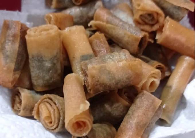 Resep Lumpia gulung seaweed yang Bikin Ngiler Menggugah Selera