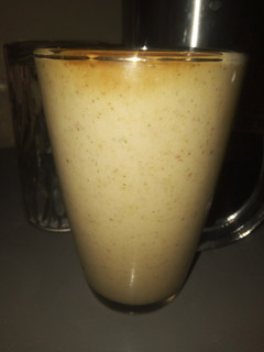 A picture of Leftover rice smoothie.