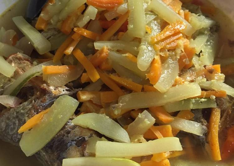Resep Ikan laosan masak acar kuning yang lezat dan Mudah Dibuat