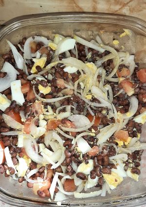 Una foto de Ensalada de poroto