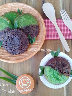 Foto resep Kue Cucur Coklat Pandan