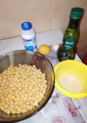 O poză a rețetei Tahini (pasată de susan pentru hummus).
