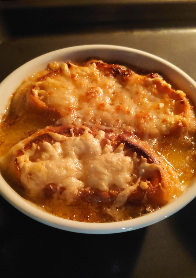 Una foto de Sopa de cebolla