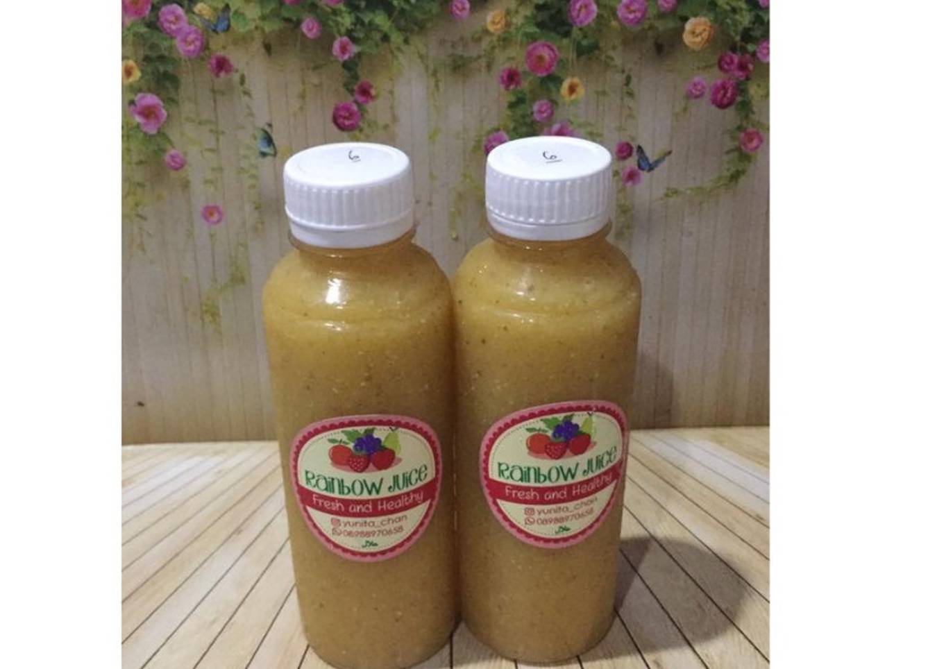 Jus diet pir dan mangga