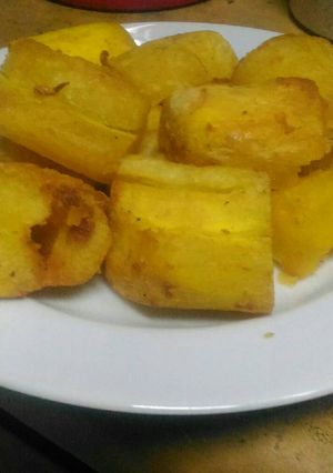 Foto resep Singkong bumbu kuning