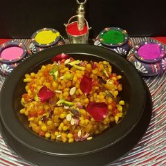 A picture of Meethi Boondi.