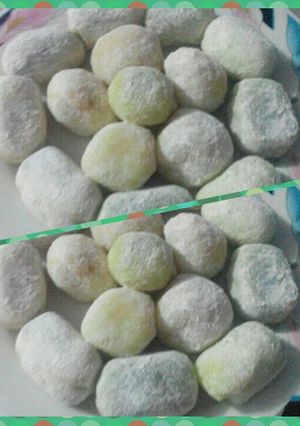 Foto resep Moju n mojo (kue mochi isi kacang ijo n keju)