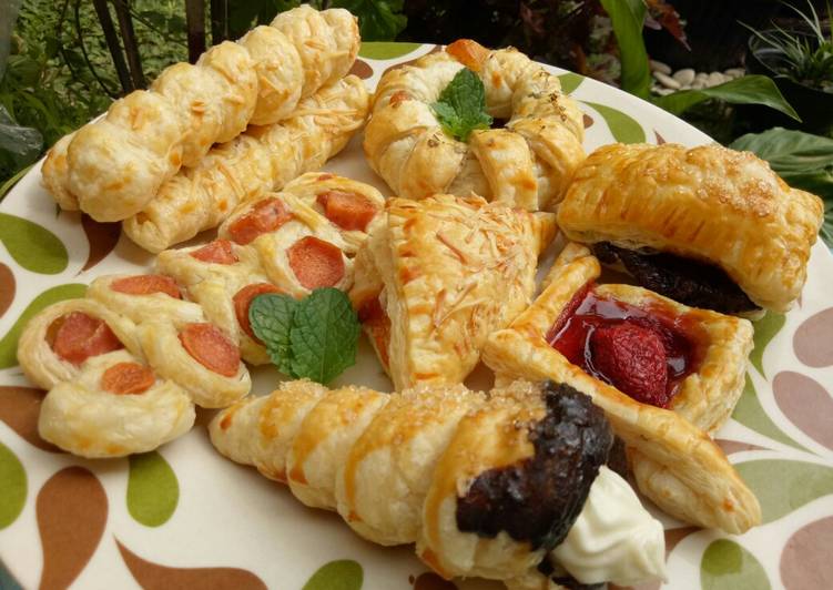 Bagaimana Membuat Pastry Aneka bentuk lengkap dengan cara membentuk yang Enak