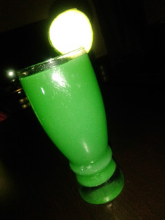 A picture of Cucumber, ginger and lemon juice 🍸.