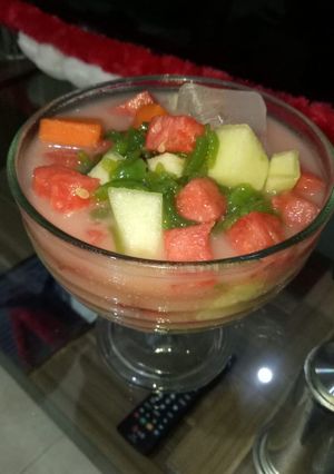 Foto resep Sop buah cendol simple