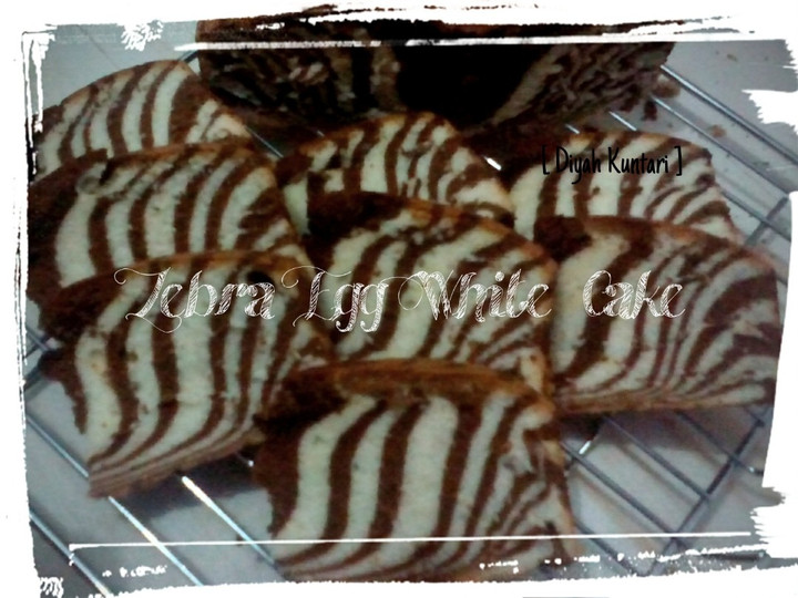 Resep Zebra Cake Putih Telur (All in 1 Methode) Enak Terbaru