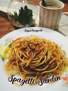 Gambar Spagetti Sardin