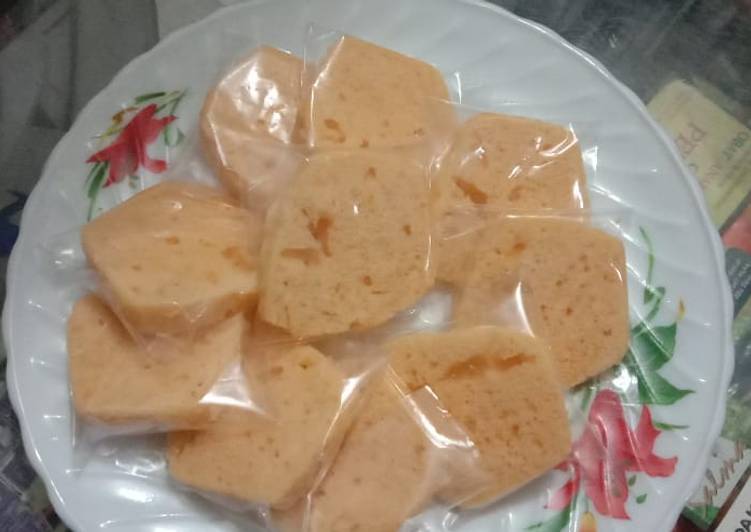 Cara mudah Menyiapkan 12.Bolu kukus jasjus jeruk, Lezat