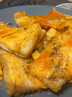 Una foto de Bacalao al horno gratinado