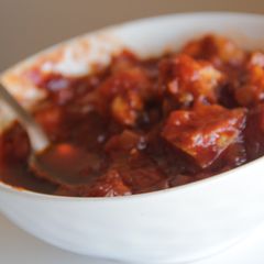 A picture of Chicken marsala filling.