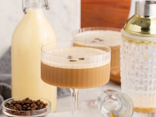 Eggnog Espresso Martini