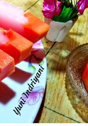 Foto resep Puding pepaya