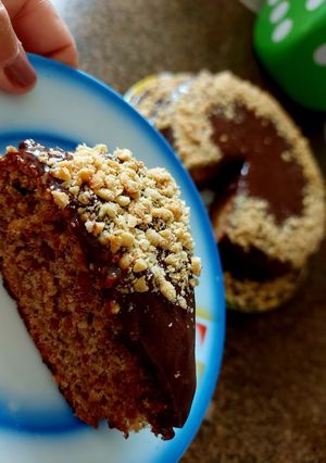 Foto de Bolo de Amendoim com cobertura de brigadeiro - Receita maravilhosa