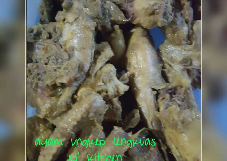 Resep Ayam ungkep lengkuas, Menggugah Selera