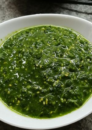 Una foto de Salsa Pesto