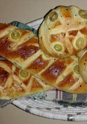 صورة لوصفة خبز الزيتون