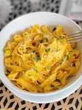 Tagliatelles à la crème de potimarron