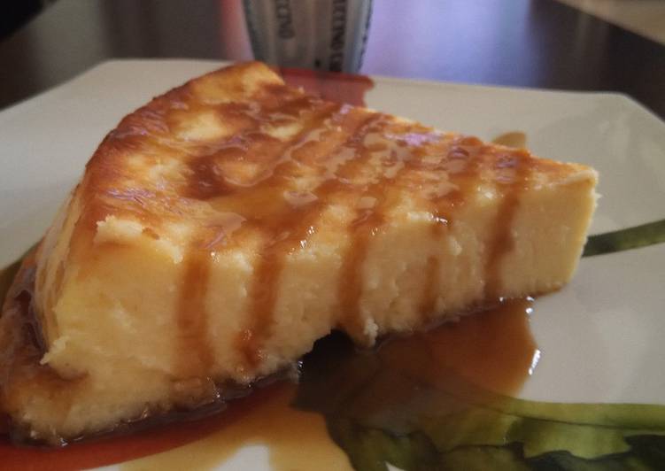 Tarta de Queso de la Viña con Toffe al Ron (San Sebastián Chesse