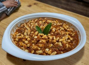 Foto di Gnocchi al ragu' di cinghiale
