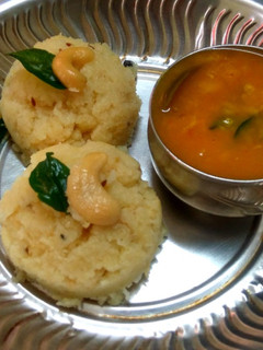 ரவை வெண்பொங்கல்(rava pongal recipe in tamil) செய்முறை முக்கிய புகைப்படம்